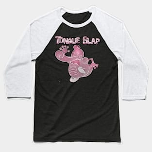 Tongue Slap Attack Lickimime Baseball T-Shirt